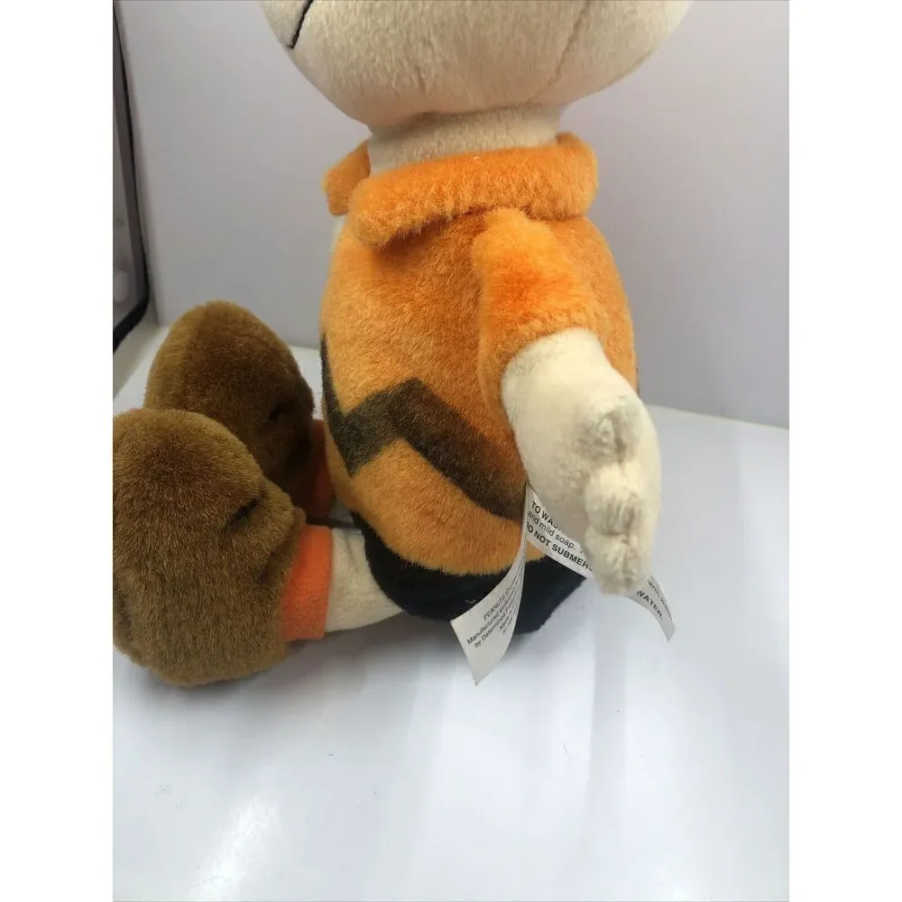Peanuts Charlie Brown Kohl’s Cares Plush Stuffed 12” Tall - ORANGE SHIRT